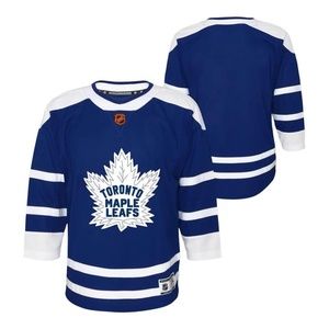 BRAND NEW youth NHL Toronto maple leafs premier blank hockey jersey size L / XL
